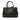 Black Prada Small Saffiano Lux Galleria Double Zip Satchel