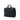 Black Bottega Veneta Intrecciato Trimmed Leather Business Bag