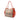 Beige Burberry Small Haymarket Check Coated Canvas and Calfskin Canterbury Tote