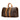 Brown Louis Vuitton Monogram Keepall 45 Travel Bag