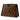 Brown Fendi Small Zucca Coated Canvas Peekaboo Defender Clutch Bag