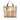 Beige Burberry House Check Coated Canvas Tote
