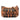 Brown Burberry Mega Check Canvas and Leather Belted Crossbody