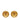 Gold Chanel Gold Plated CC Round Clip on Earrings