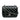 Black Chanel Mini Square Classic Patent Single Flap Crossbody Bag - Designer Revival