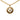 Gold Chanel CC Gold Plated Round Pendant Necklace