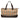 Brown Burberry Haymarket Check Canvas Handbag