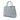 Gray Prada Medium Saffiano Cuir Double Satchel