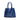 Blue Prada Medium Saffiano Cuir Double Satchel - Designer Revival