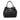 Black Prada Vitello Daino Open Convertible Tote Satchel