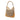 Beige Gucci GG Canvas Bamboo Web Satchel