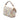 Beige Fendi Mini Zucca Embroidered Canvas Baguette Satchel