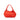Red Bottega Veneta Nappa Intrecciato Parachute Tote