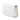 White Chanel CC Crinkled Chevron Calfskin Wallet On Chain Crossbody Bag