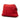 Red Hermès Wool Bolide Pouch