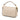 Beige Fendi Mini Leather Baguette Satchel