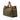 Green Fendi Zucca Embroidered Canvas Peekaboo X Tote Satchel