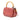 Red Gucci Medium Leather New Bamboo Satchel