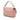 Pink Fendi Zucca Embossed Leather Baguette Satchel - Designer Revival