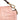 Pink Fendi Zucca Embossed Leather Baguette Satchel - Designer Revival