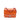 Orange Chanel Mini Square Classic Patent Striped Single Flap Crossbody Bag