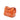 Orange Chanel Mini Square Classic Patent Striped Single Flap Crossbody Bag - Designer Revival