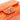 Orange Chanel Mini Square Classic Patent Striped Single Flap Crossbody Bag - Designer Revival