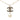 Gold Chanel Gold Plated CC Faux Pearl Baroque Pendant Necklace