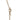 Gold Chanel Gold Plated CC Faux Pearl Baroque Pendant Necklace