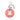 Silver Louis Vuitton LV Circle Eyelet Key Chain
