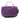 Purple Bottega Veneta Leather Intrecciato Double Sided Flap Satchel