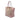 Pink Gucci GG Canvas and Leather Bree Tote