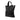 Black Bottega Veneta Intrecciato Trimmed Nappa Convertible Tote Satchel