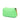 Green Fendi Zucca Embossed Leather Chain Midi Baguette Shoulder Bag - Designer Revival