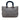 Gray Fendi Small Zucchino Canvas Twins Tote - Designer Revival