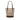 Beige Burberry House Check Canvas Bucket Bag
