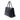 Black Prada Saffiano Cuir Turnlock Twin Satchel
