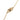 Gold Dior Gold Plated CD Logo Chain Necklace