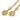 Gold Chanel CC Gold Plated Medallion Wrap Around Necklace