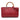 Red Gucci Medium Calfskin Bamboo Shopper Satchel