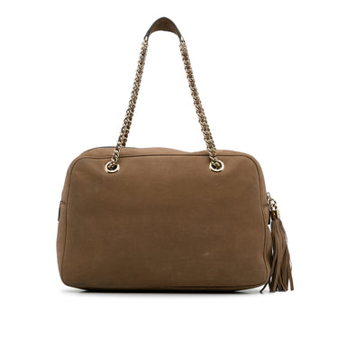 Brown Gucci Soho Chain Shoulder Bag - Designer Revival