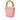 Pink Gucci Mini Dollar Calfskin Bamboo Marina Bucket Bag Satchel