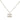 Silver Chanel CC Brass Pendant Necklace