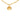Gold Chanel CC Gold Plated And Resin Clover Pendant Necklace