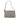 Gray Burberry Tonal Check Canvas Shoulder Bag