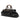 Black Gucci Calfskin Wood Frame Handbag