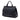 Black Gucci Small GG Marmont Grained Calfskin Top Handle Satchel
