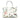 White Gucci Small Canvas Flora Knight Convertible Tote Satchel