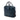 Blue Prada Bicolor Vitello Daino Business Bag