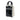 Black Fendi Mini Patent and Canvas Sunshine Shopper Tote Satchel